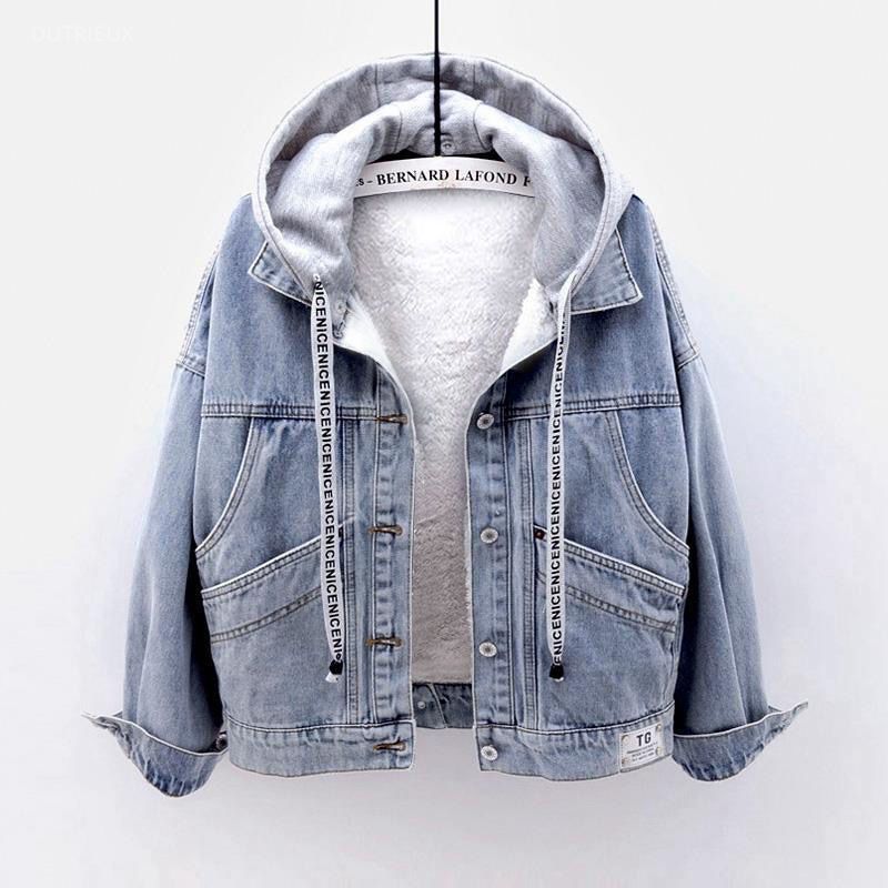 Y2K Winter Clothing - Fashion Denim Coats Women Clothing Streetwear