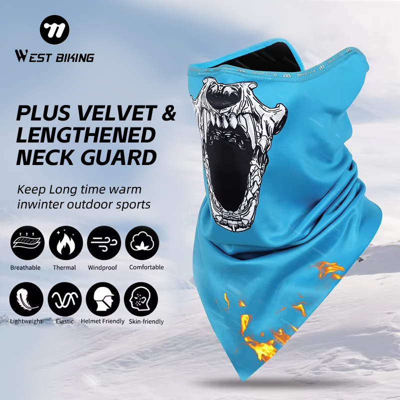 Neck Gaiter Fleece - WEST BIKING Winter Fleece Neck Gaiter