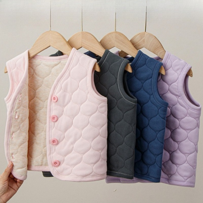 Winter Clothing For Baby Girl - Children's Vest Autumn Winter Boys Girls
