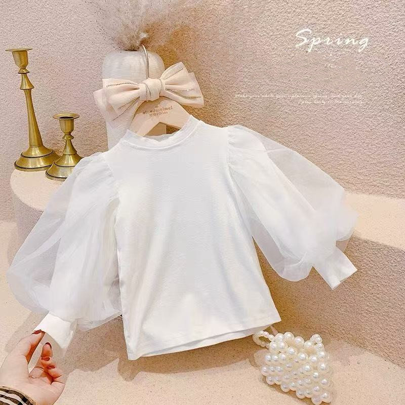 Winter Clothing For 1 Year Old Girl - Girls Tees Puff Long Sleeve T-shirt