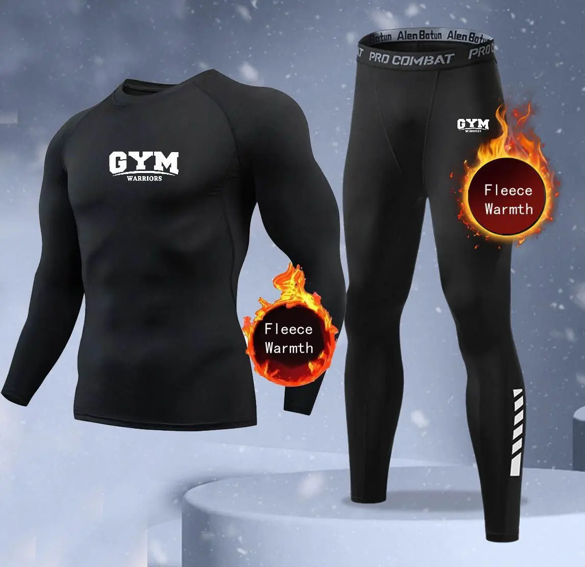 Winter Clothing Patterns - Winter new men's and women's two-piece
