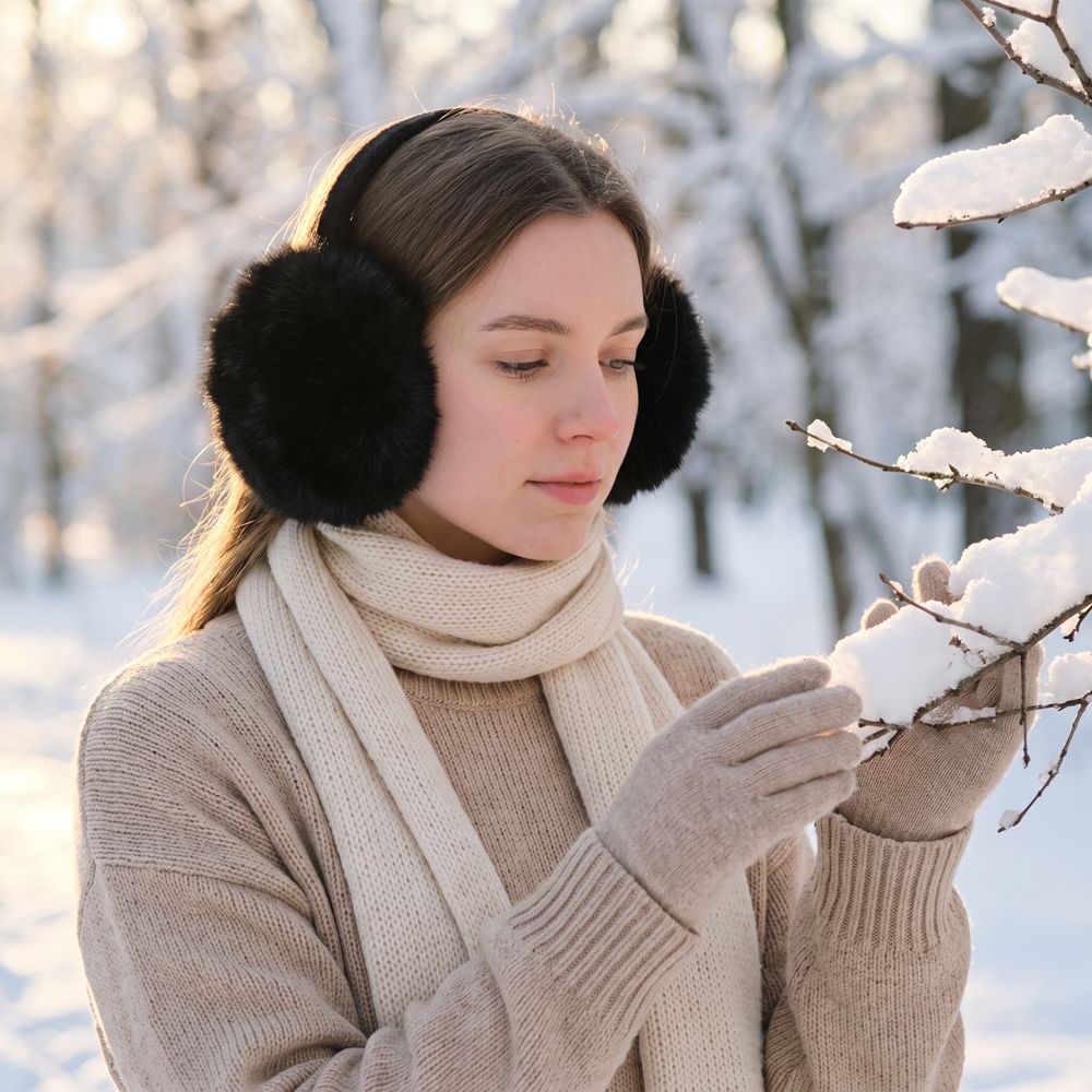 Soft Ear Cap Imitation Fur Ear - đánh giá và giá Ear Muff Foldable
