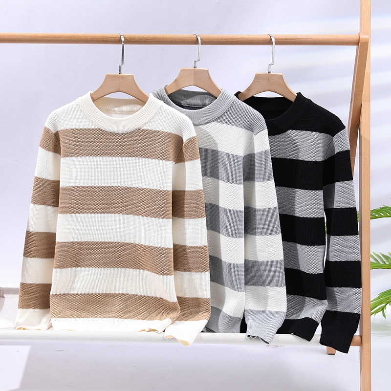 Men Striped Pattern Casual Kni - đánh giá và giá Winter Clothing Patterns