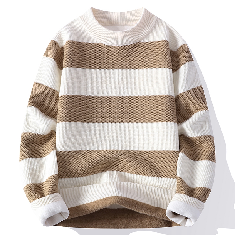Men Striped Pattern Casual Kni - đánh giá và giá Winter Clothing Patterns