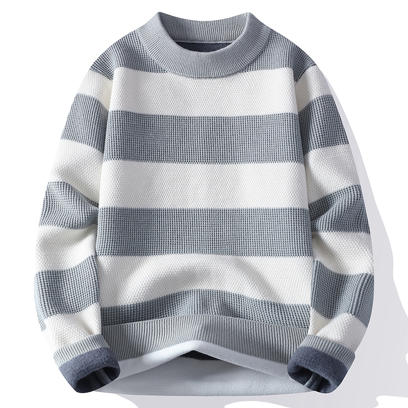 Men Striped Pattern Casual Kni - đánh giá và giá Winter Clothing Patterns