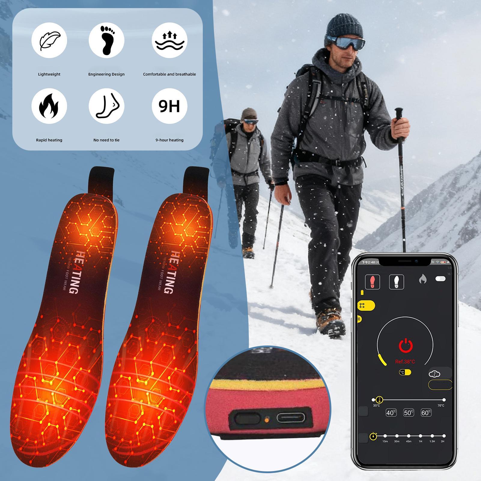 4300mAh Heated Insoles App Con - đánh giá và giá Heated Insole Rechargeable