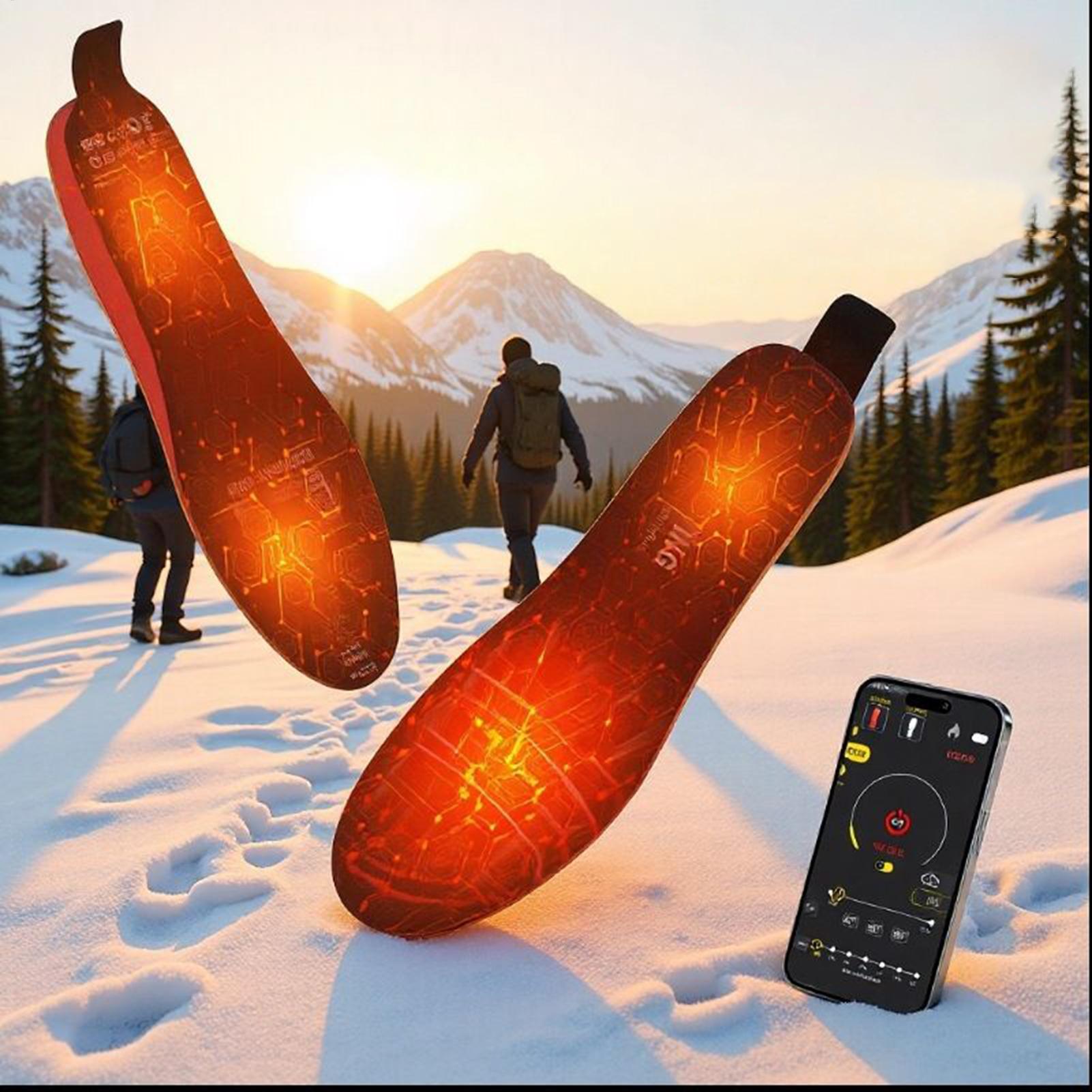 4300mAh Heated Insoles App Con - đánh giá và giá Heated Insole Rechargeable