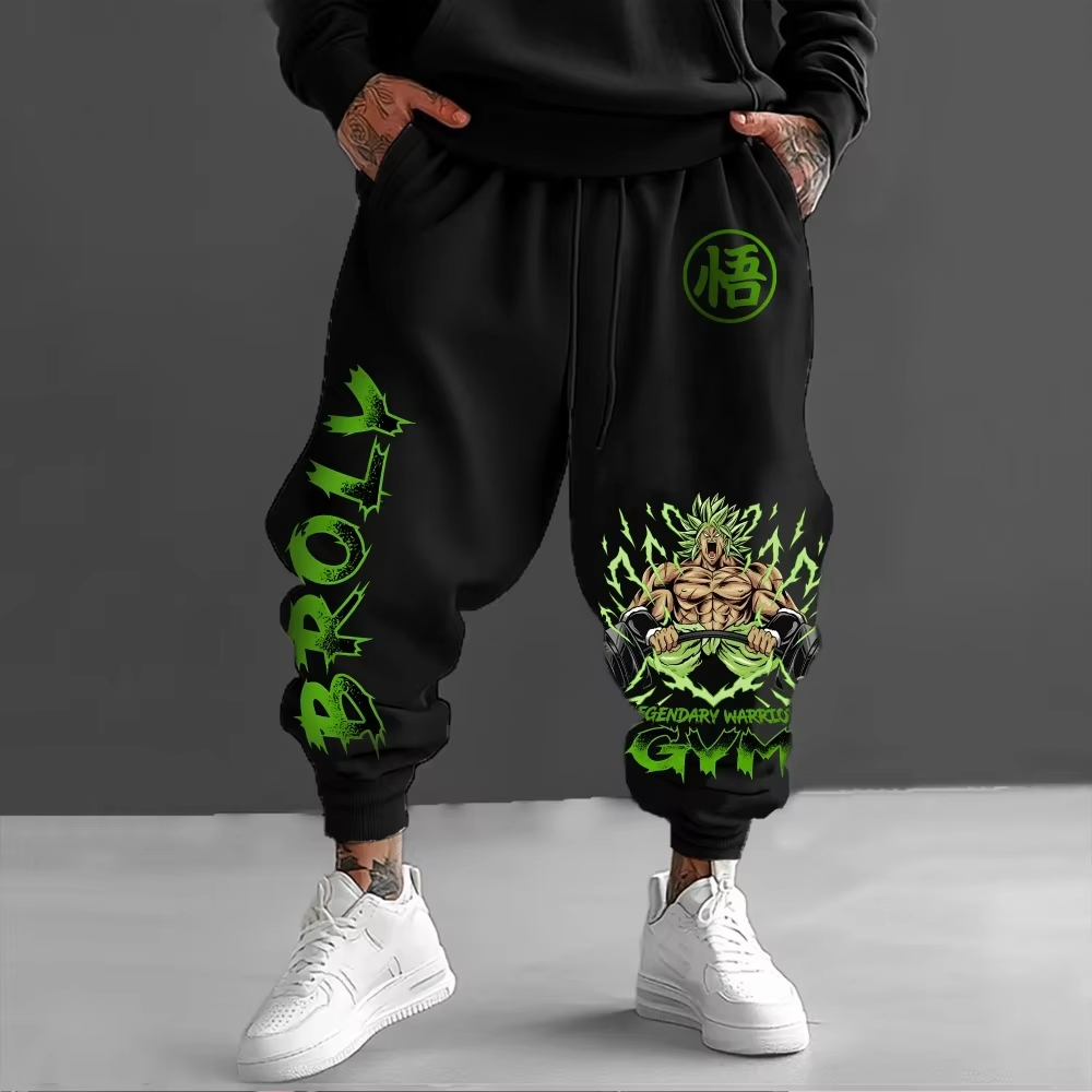 Dragon Ball Men's Pants Sports - đánh giá và giá Y2K Winter Clothing