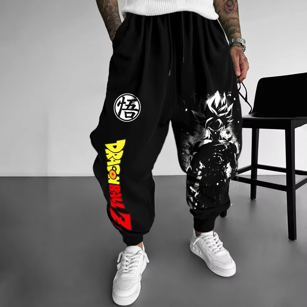 Dragon Ball Men's Pants Sports - đánh giá và giá Y2K Winter Clothing