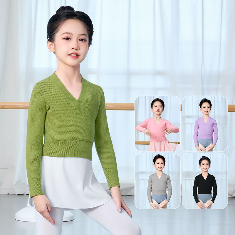 Girls Ballet Sweater Kids Danc - đánh giá và giá Winter Clothing Kids