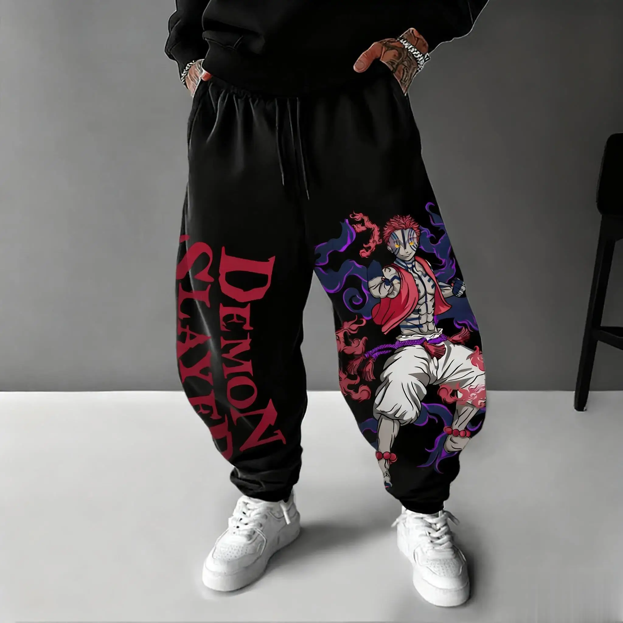 2026 Demon Slayer Akaza Anime  - đánh giá và giá Y2K Winter Clothing