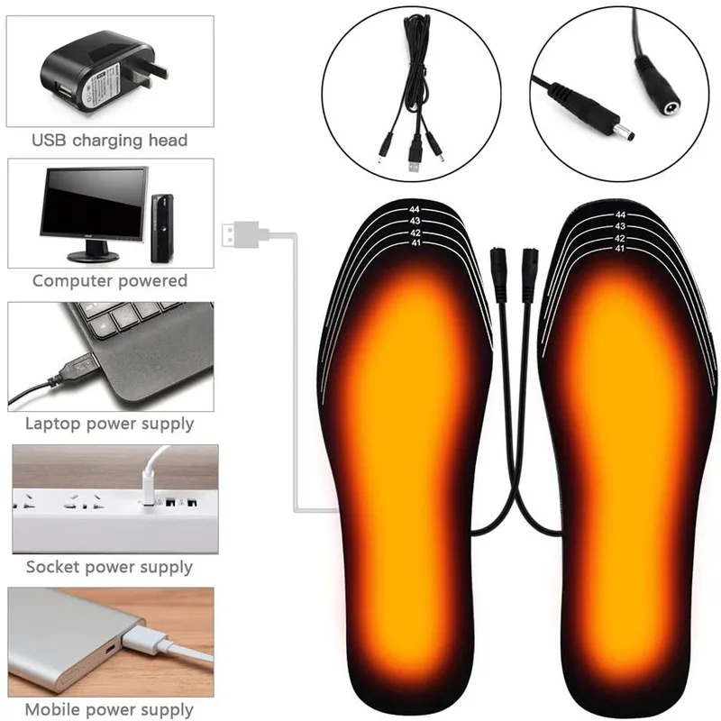 USB Heated Shoe Insoles Electr - đánh giá và giá Heated Insole Rechargeable