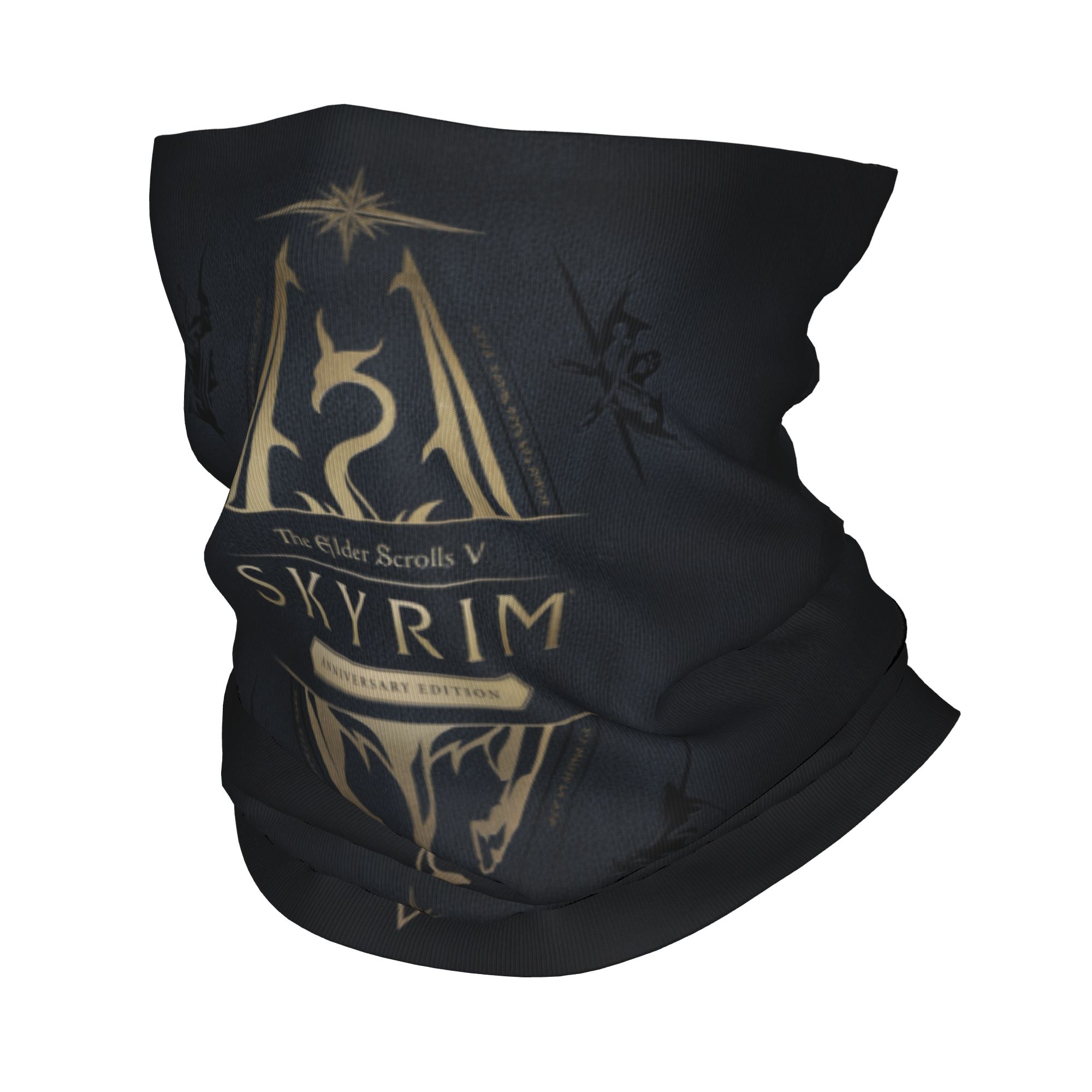 Custom Skyrim Logo Bandana Win - đánh giá và giá Neck Gaiter Fleece