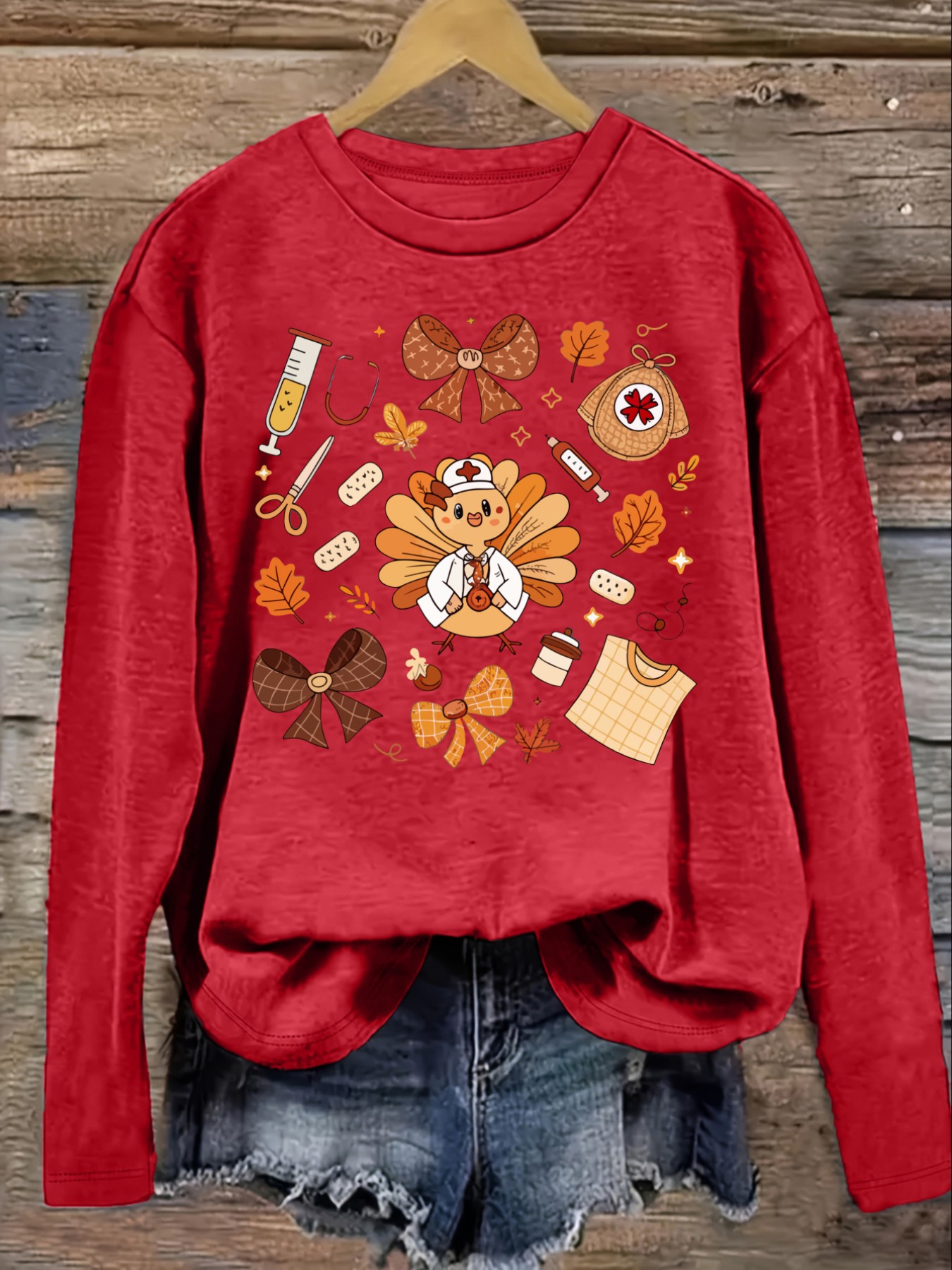 Women's Casual Long Sleeve Cre - đánh giá và giá Winter Clothing Patterns