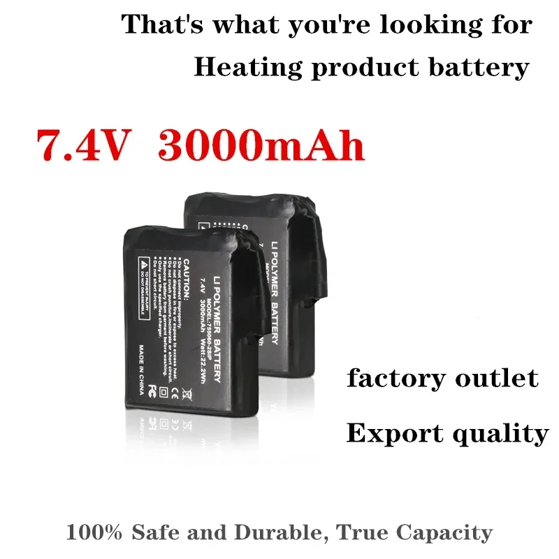 Heated Glove Battery 7.4V 3000 - đánh giá và giá Heated Insole Rechargeable