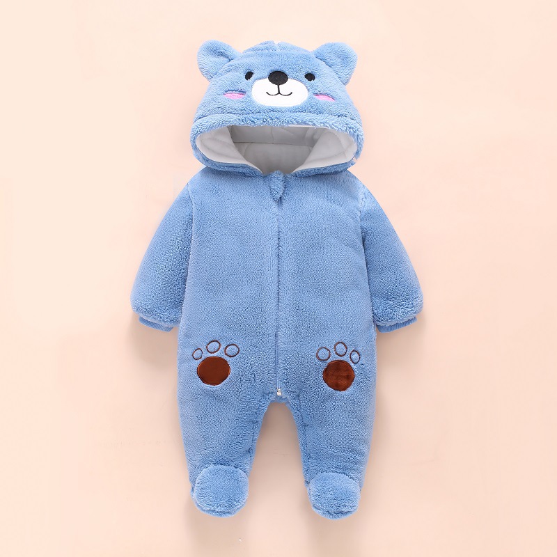 0-12M Baby Rompers Cute Bear T - đánh giá và giá Winter Clothing For 1 Year Old Girl