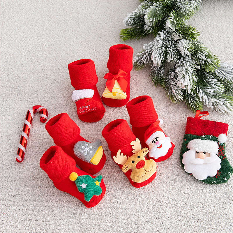 Baby Christmas Socks Newborns  - đánh giá và giá Winter Clothing For Baby Girl