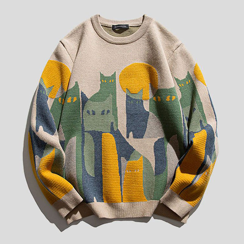 Nam Nữ Kéo Áo Len Dệt Kim Quần - đánh giá và giá Y2K Winter Clothing