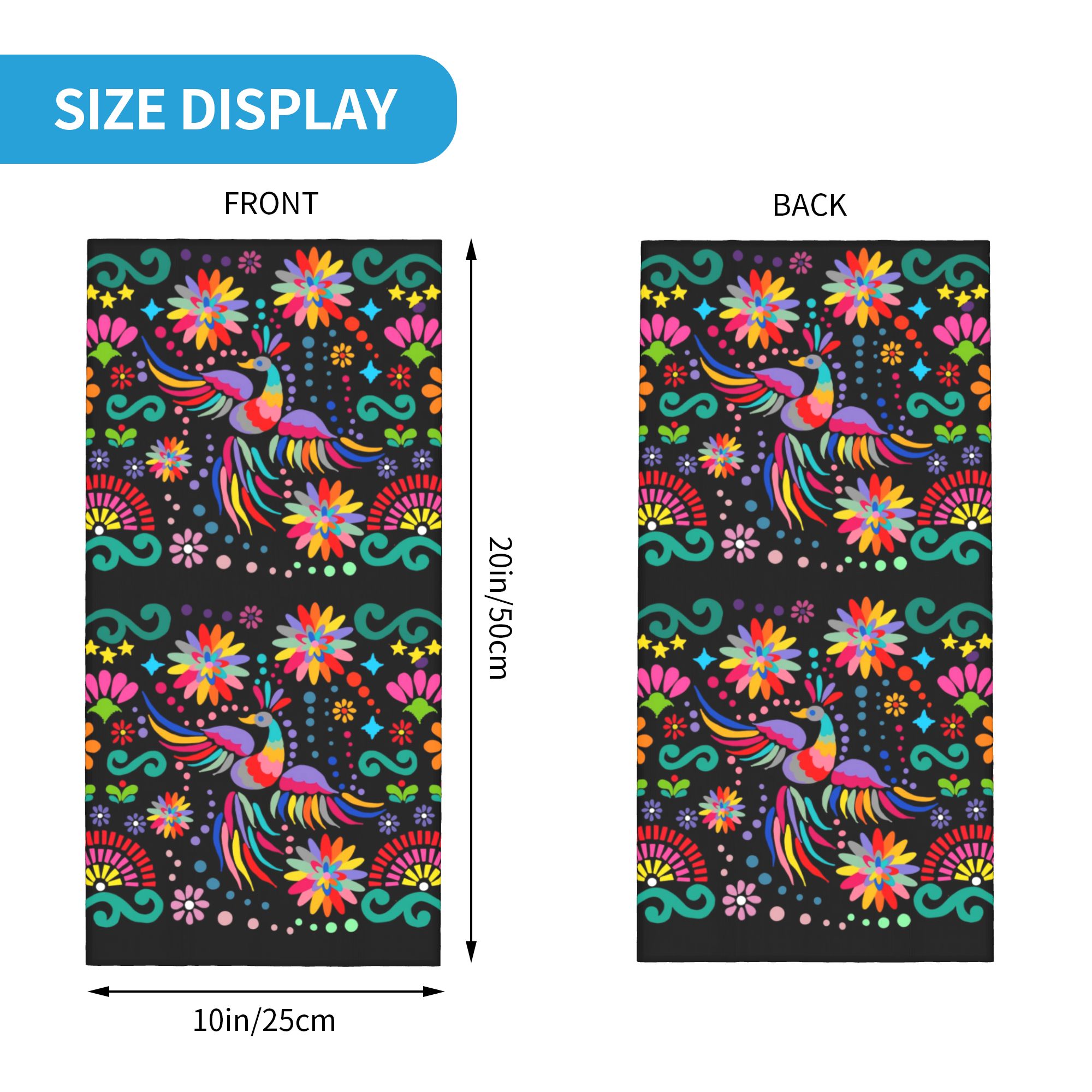 Custom Mexican Floral Flower T - đánh giá và giá Neck Gaiter Fleece