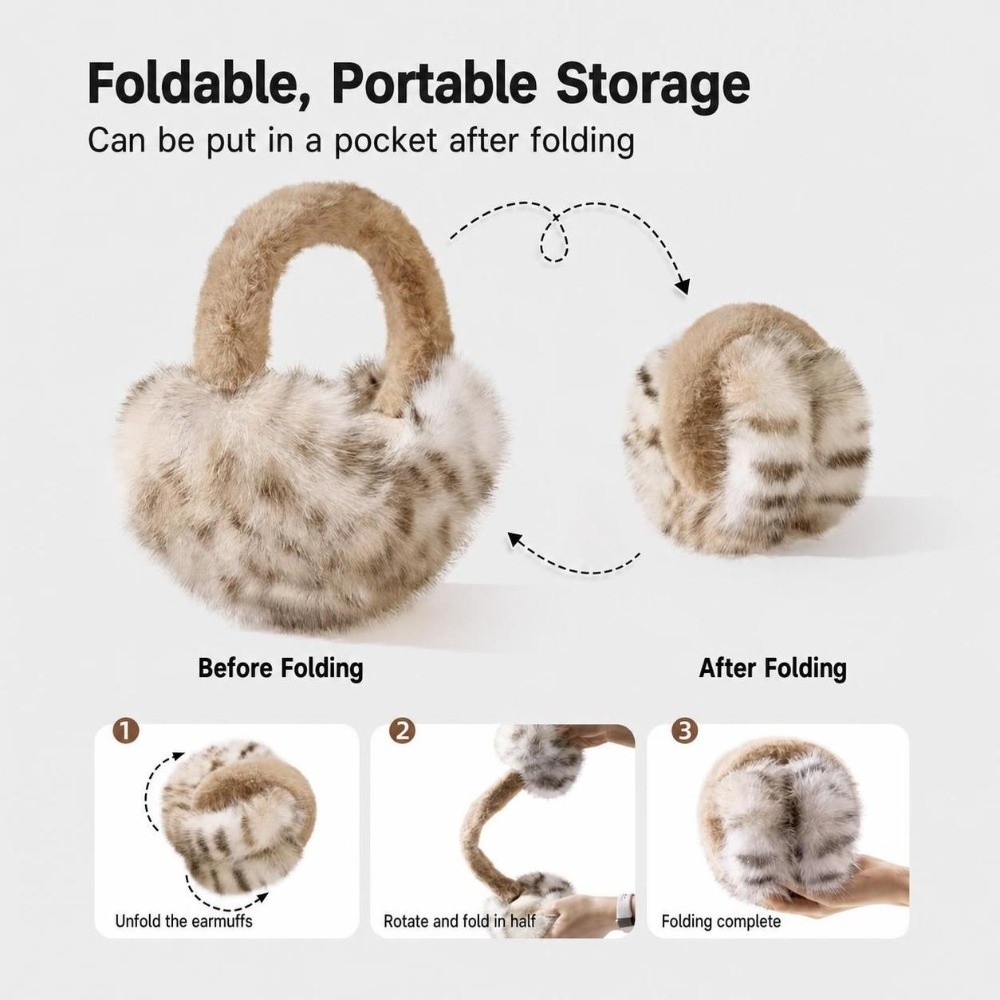 Vintage Windproof Faux Fur Ear - đánh giá và giá Ear Muff Foldable