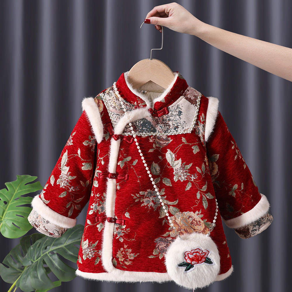 Winter Baby Girls Hanfu Kids P - đánh giá và giá Winter Clothing For Baby Girl