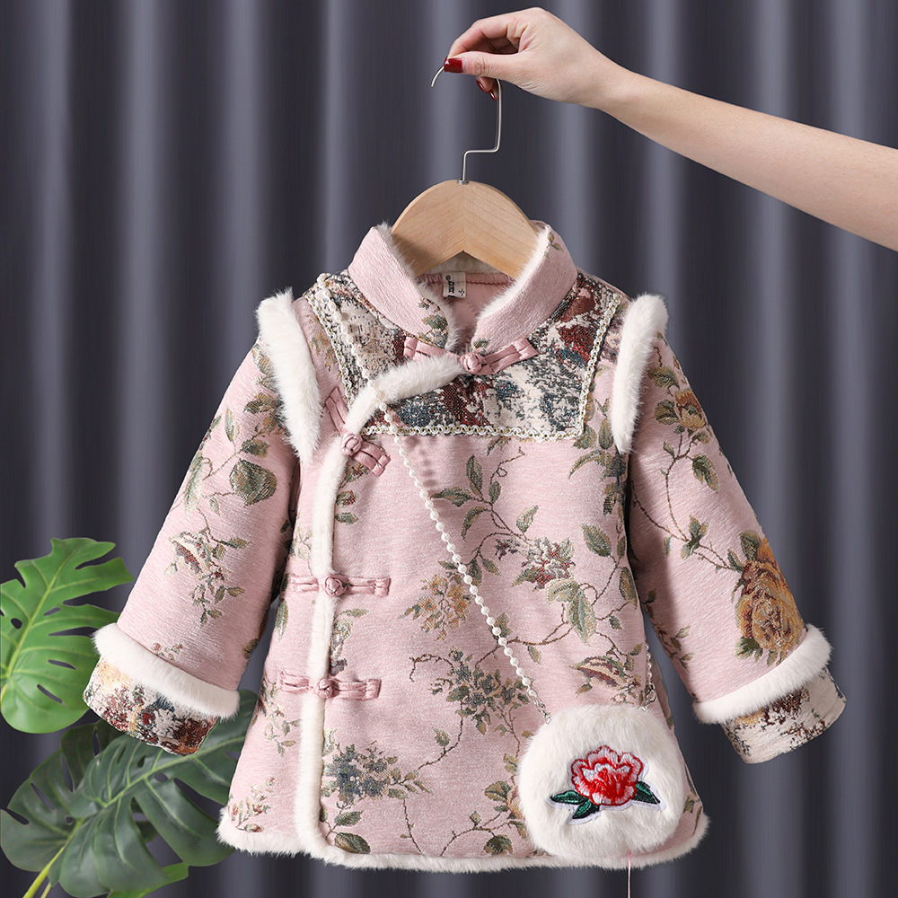 Winter Baby Girls Hanfu Kids P - đánh giá và giá Winter Clothing For Baby Girl