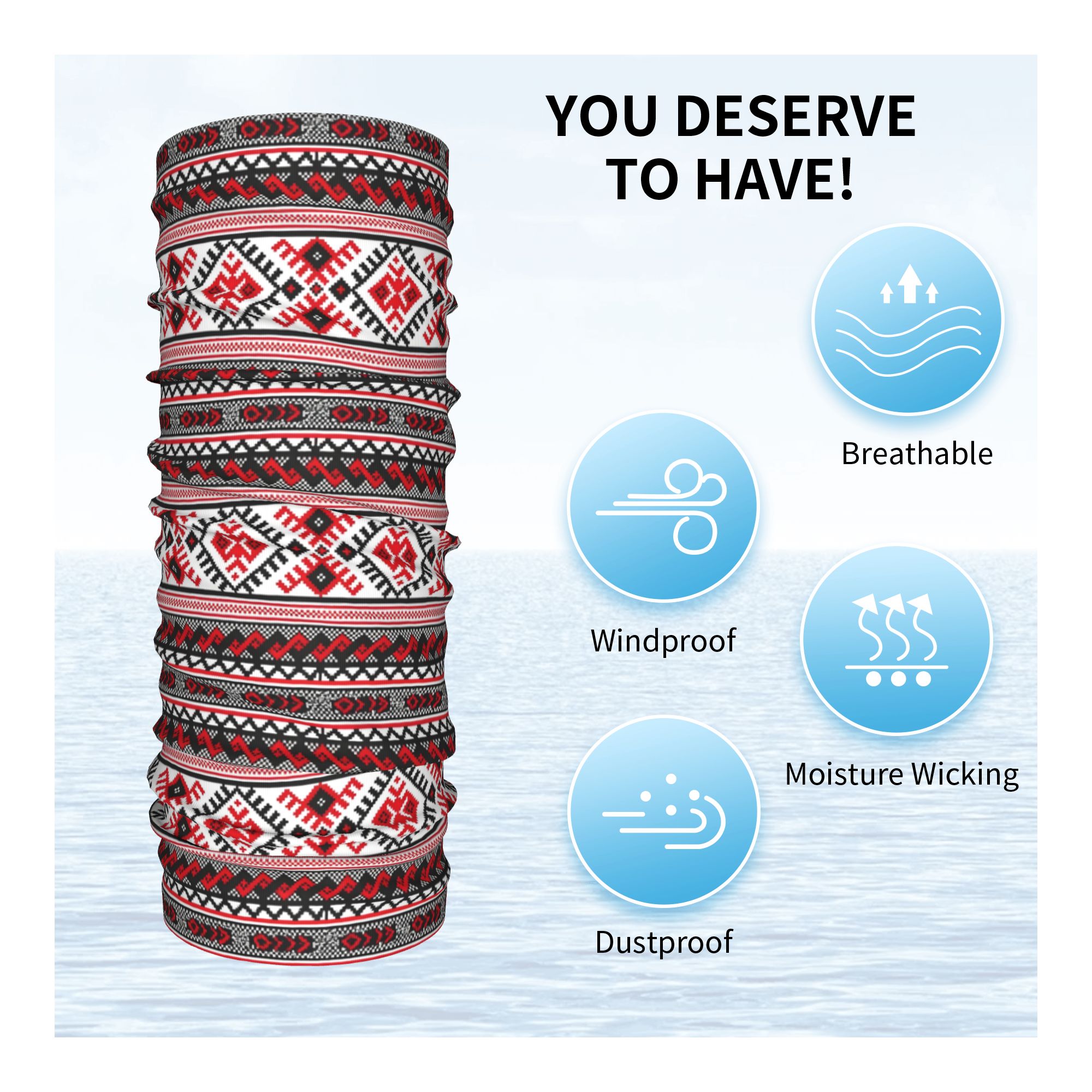 Custom Ukrainian Vyshyvanka Em - đánh giá và giá Neck Gaiter Fleece