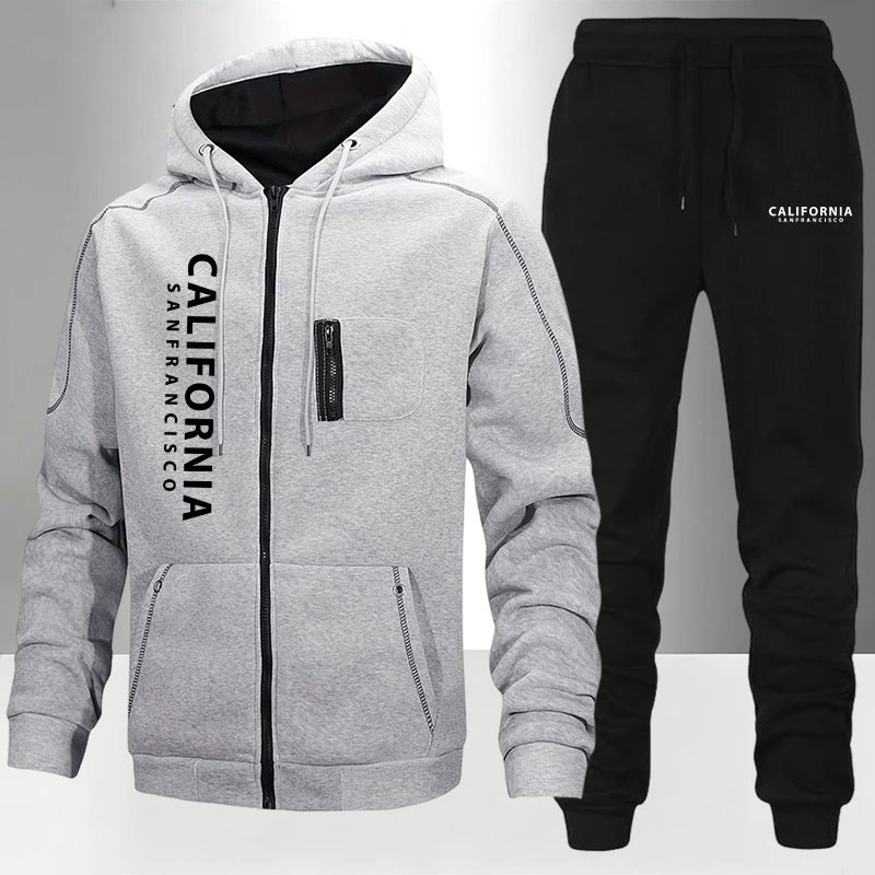 Men's Tracksuit Casual Hoodie  - đánh giá và giá Jacket Winter Clothing
