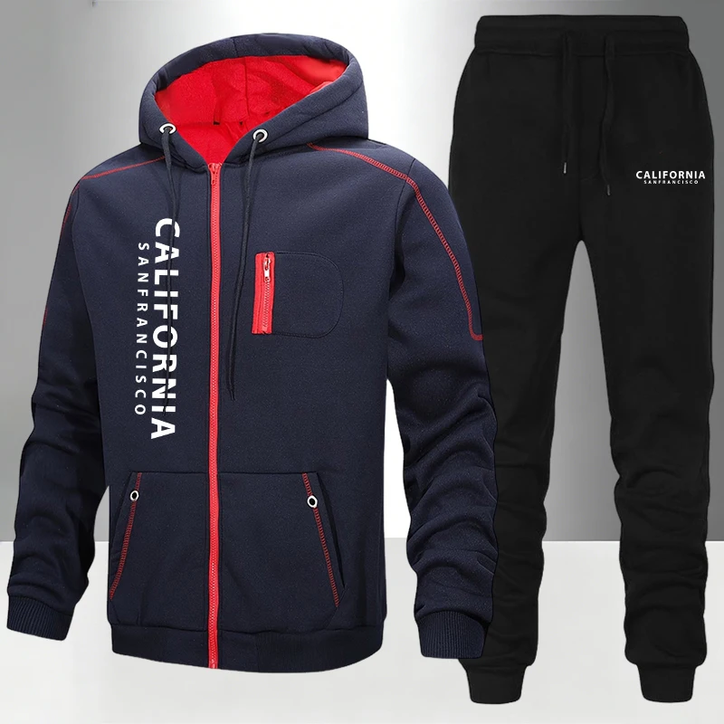 Men's Tracksuit Casual Hoodie  - đánh giá và giá Jacket Winter Clothing