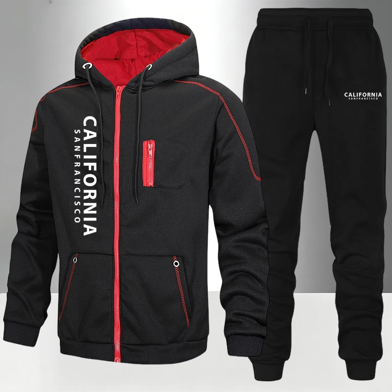 Men's Tracksuit Casual Hoodie  - đánh giá và giá Jacket Winter Clothing