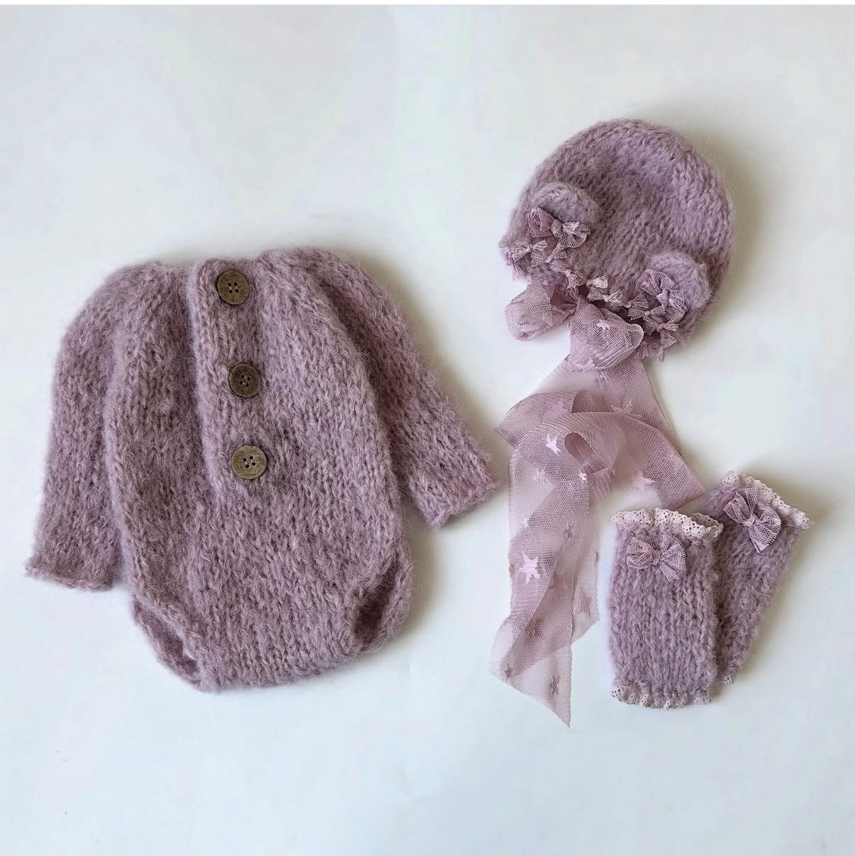 Newborn Baby Girl Knitted Romp - đánh giá và giá Winter Clothing For Baby Girl