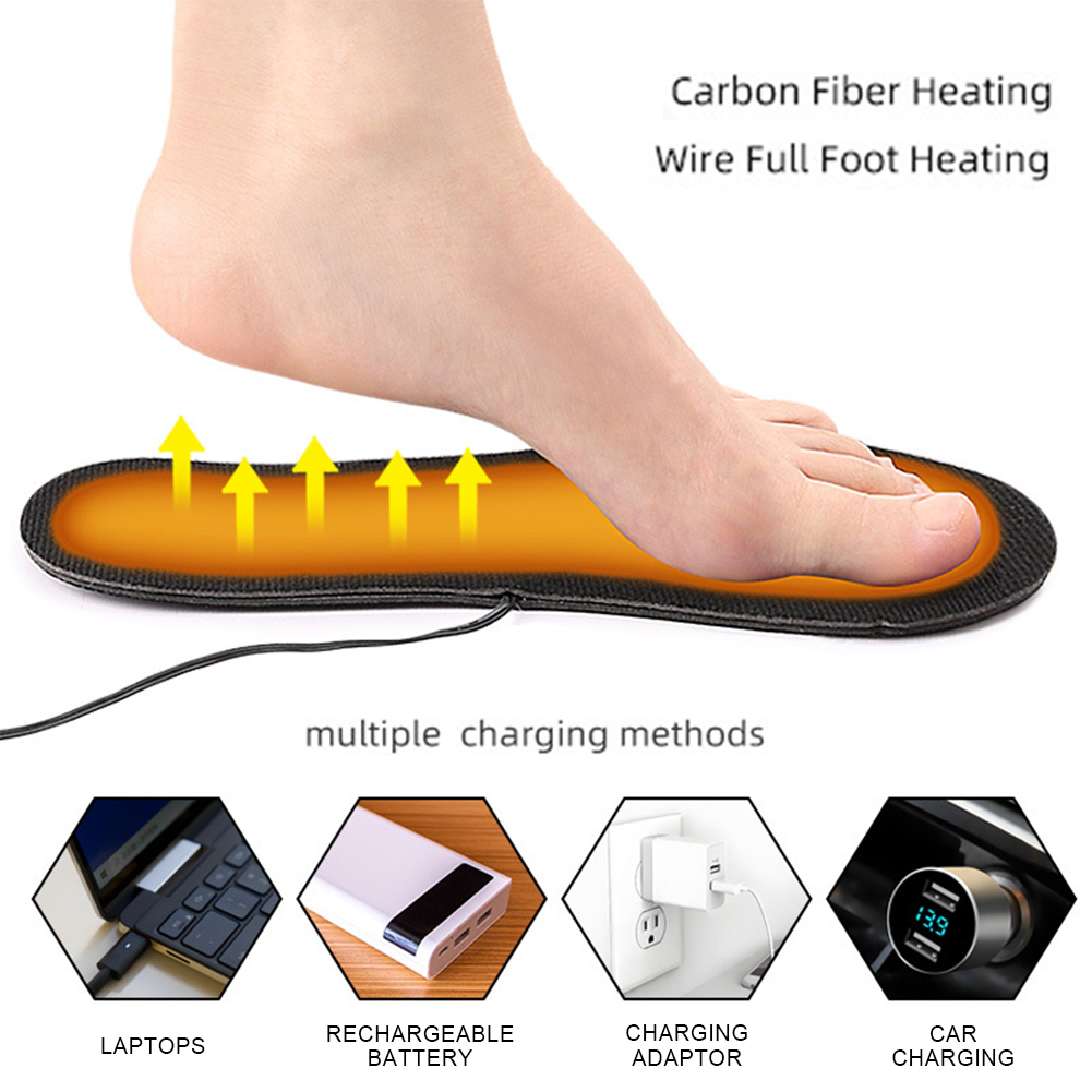 USB Heated Shoe Insoles Electr - đánh giá và giá Heated Insole Rechargeable