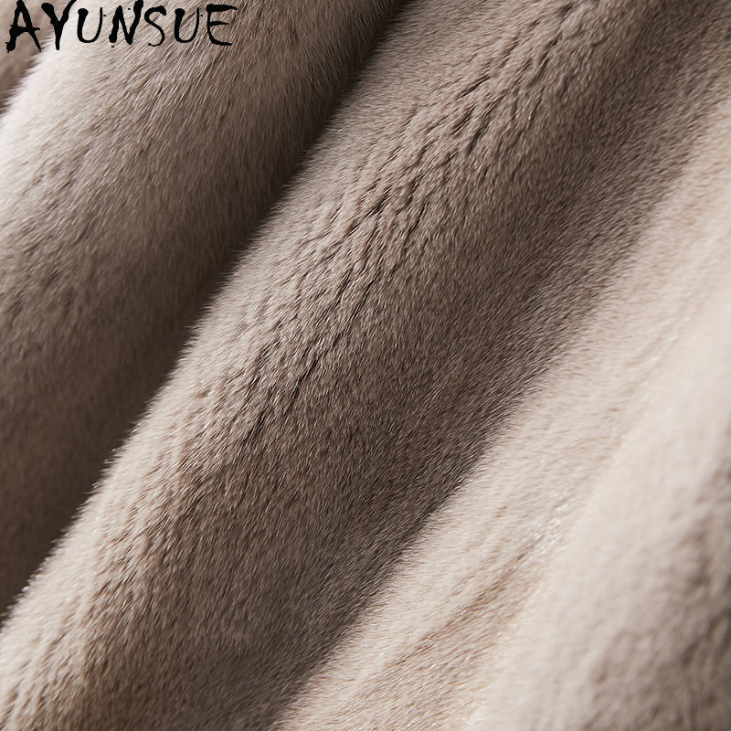AYUSNUE Luxury Natural Mink Fu - đánh giá và giá Winter Clothing Label