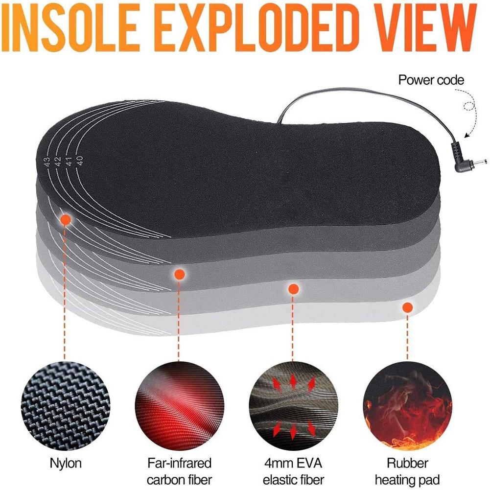 USB Rechargeable Heated Insole - đánh giá và giá Heated Insole Rechargeable
