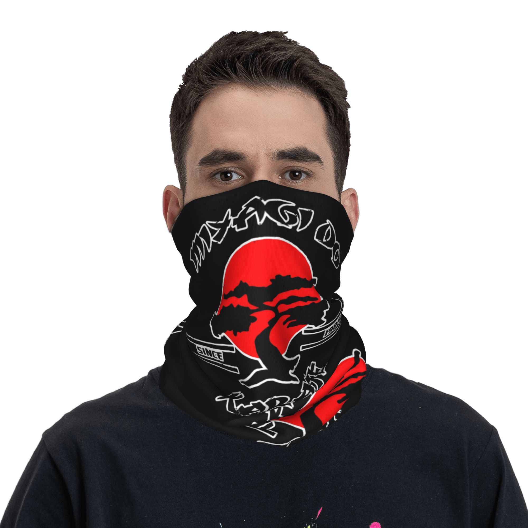 Custom K-Karates Retro Japanes - đánh giá và giá Neck Gaiter Fleece