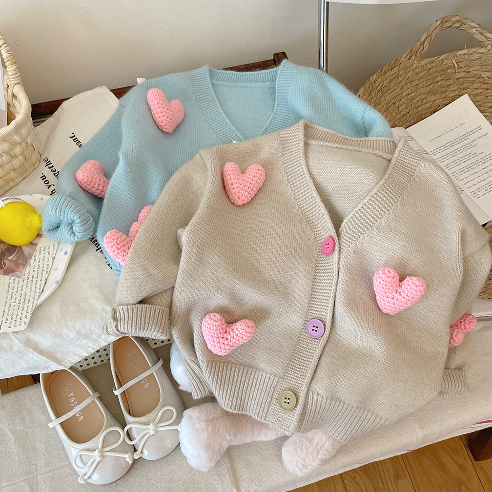 Girls Sweaters Coat Three-Dime - đánh giá và giá Winter Clothing For 1 Year Old Girl