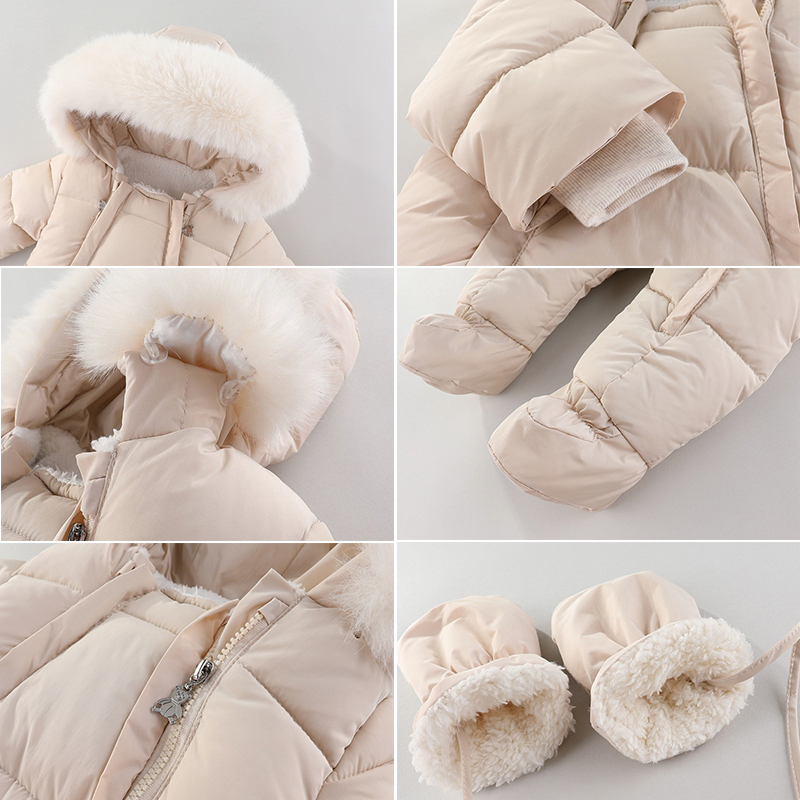 Winter Newborn Baby Romper Wit - đánh giá và giá Winter Clothing For Baby Girl