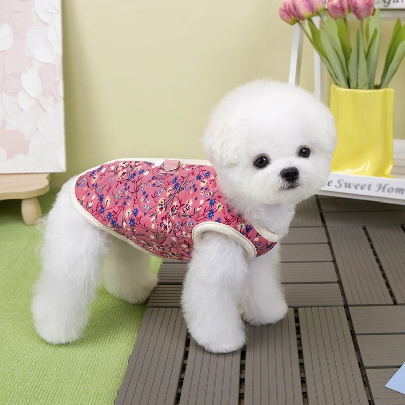 Winter Flower Pattern Pet Dog  - đánh giá và giá Winter Clothing Patterns
